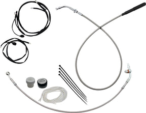 Fat Baggers Inc. Ez Instl Kt Upper Cltch Cbl Br CLUTCH & BRAKE CABLE/HOSE KITS Fat Baggers Inc.