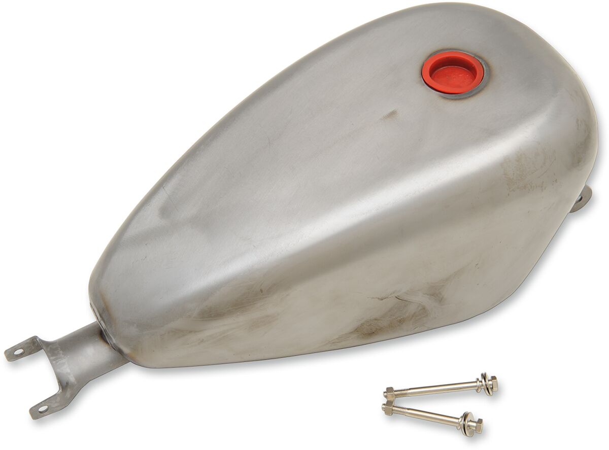 Drag Specialties Tank Gas Custom 3 Gallon Peanut Style Raw Gas Tank Drag Specialties