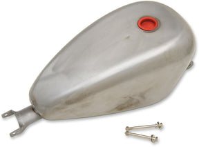 Drag Specialties Tank Gas Custom 3 Gallon Peanut Style Raw Gas Tank Drag Specialties