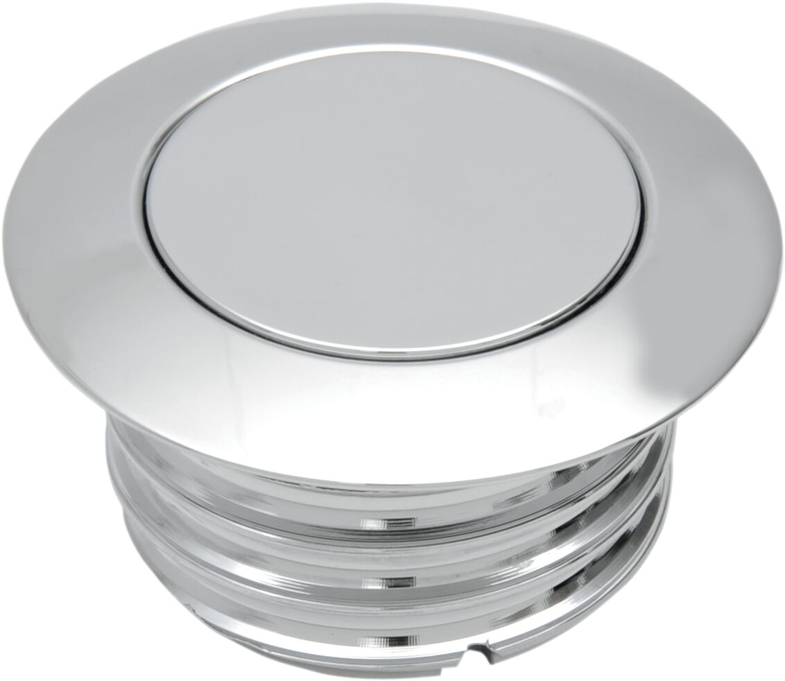 Drag Specialties Pop Up Gas Cap, Chrome - Sportster & Dyna & Softail & Touring Gas Cap Drag Specialties