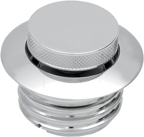 Drag Specialties Pop Up Gas Cap, Chrome - Sportster & Dyna & Softail & Touring Gas Cap Drag Specialties
