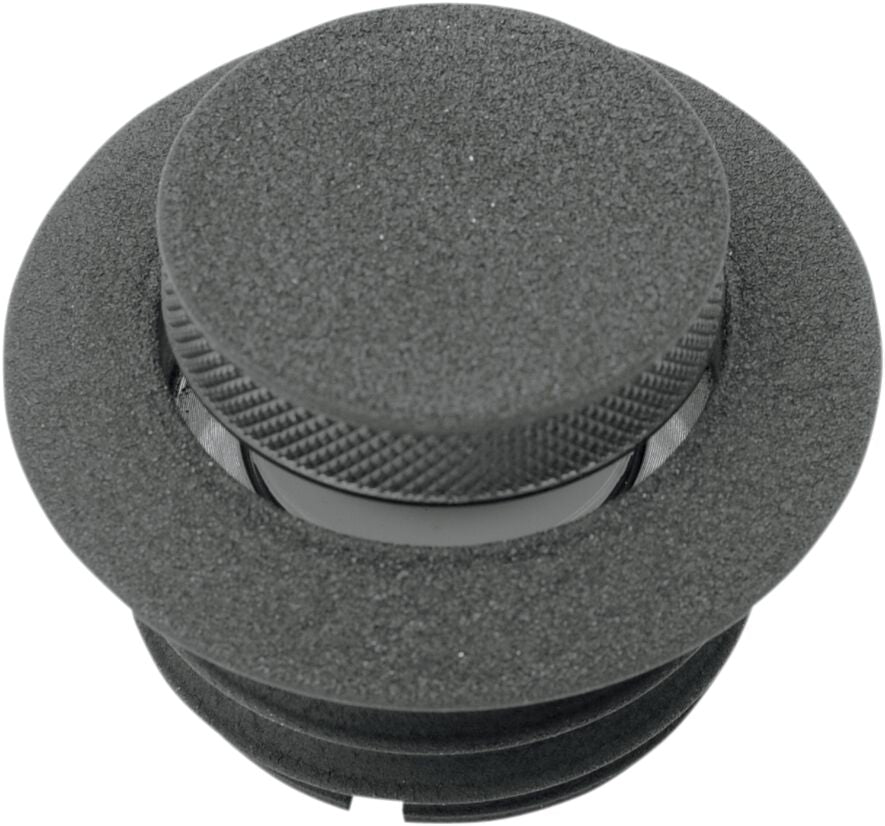 Drag Specialties Pop Up Gas Cap, Black - Sportster & Dyna & Softail & Touring Gas Cap Drag Specialties