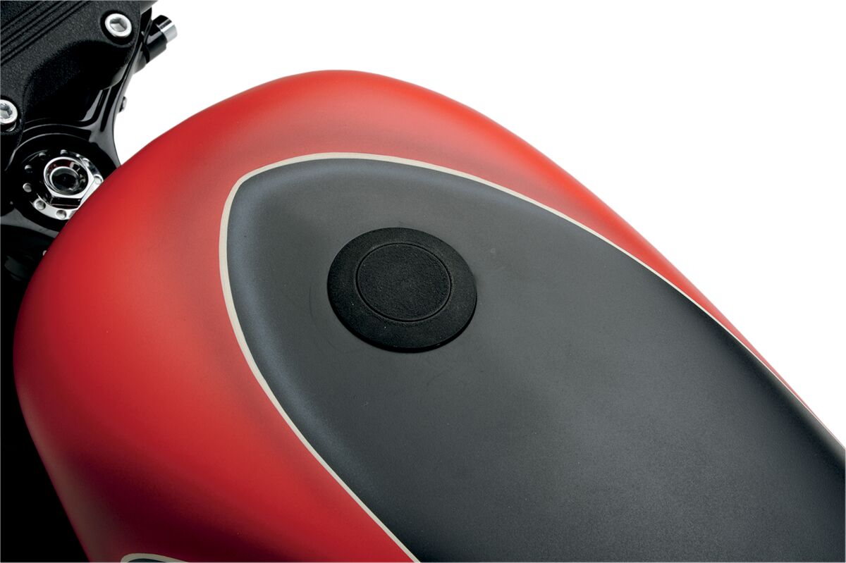 Drag Specialties Pop Up Gas Cap, Black - Sportster & Dyna & Softail & Touring Gas Cap Drag Specialties