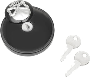 Drag Specialties Cap Vnt W/Lock Skl Blk Gas Cap Drag Specialties
