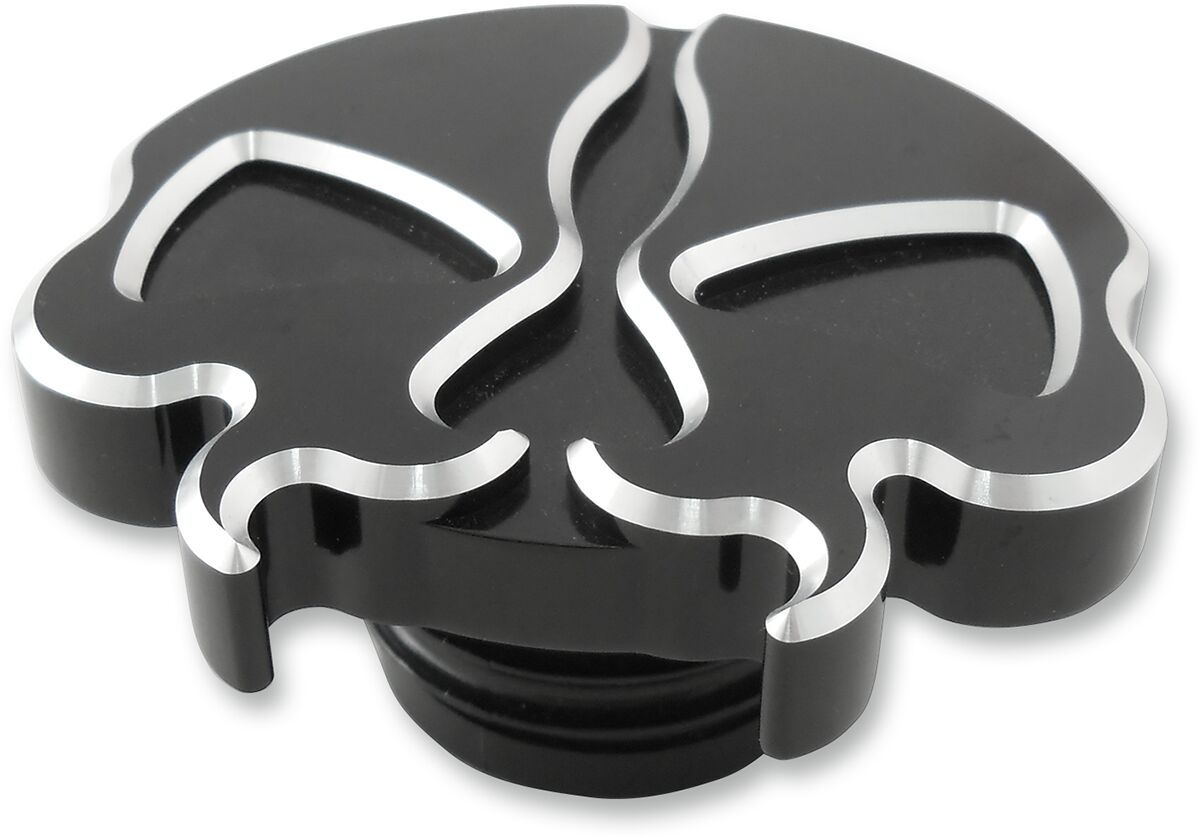 Drag Specialties Cap Gas Sp Skl Blk Nvnt Gas Cap Drag Specialties
