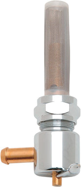 Drag Specialties Petcock Rnd Chr 5/16 Rear Out GAS TANK VALVES/PETCOCKS Drag Specialties