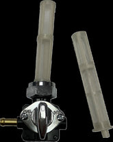 Drag Specialties Petcock Vac Left Outlet Blk GAS TANK VALVES/PETCOCKS Drag Specialties