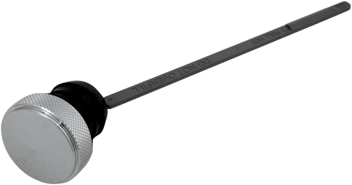 Drag Specialties Peaked Oil Tank Dipstick Chrome Oil Tank Drag Specialties