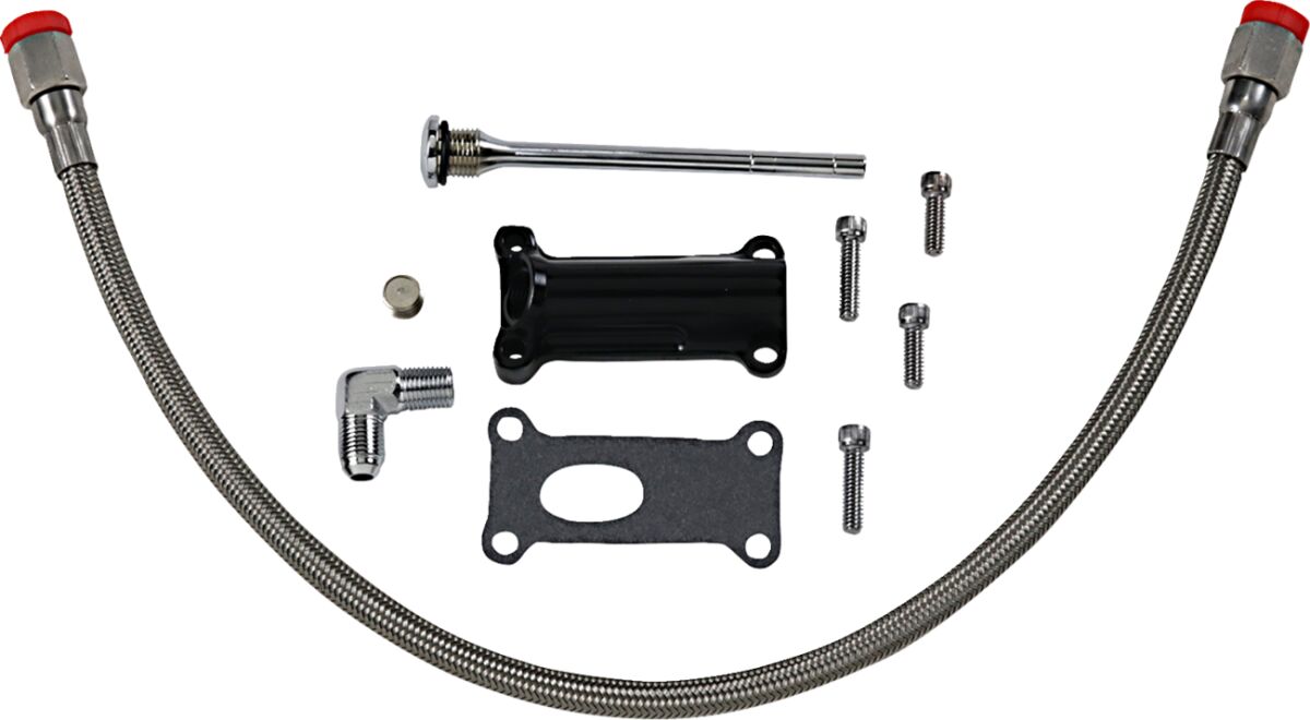 Drag Specialties Spout Eng Oil 02 06 Fl Bk Oil Tank Drag Specialties