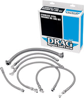 Drag Specialties Oil Line Kit Stainless Steel Oil Line Drag Specialties