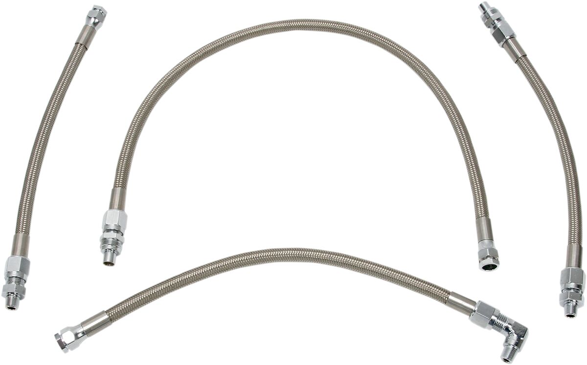 Drag Specialties Oil Line Kit Stainless Steel Oil Line Drag Specialties
