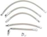 Drag Specialties Oil Line Kit Stainless Steel Oil Line Drag Specialties