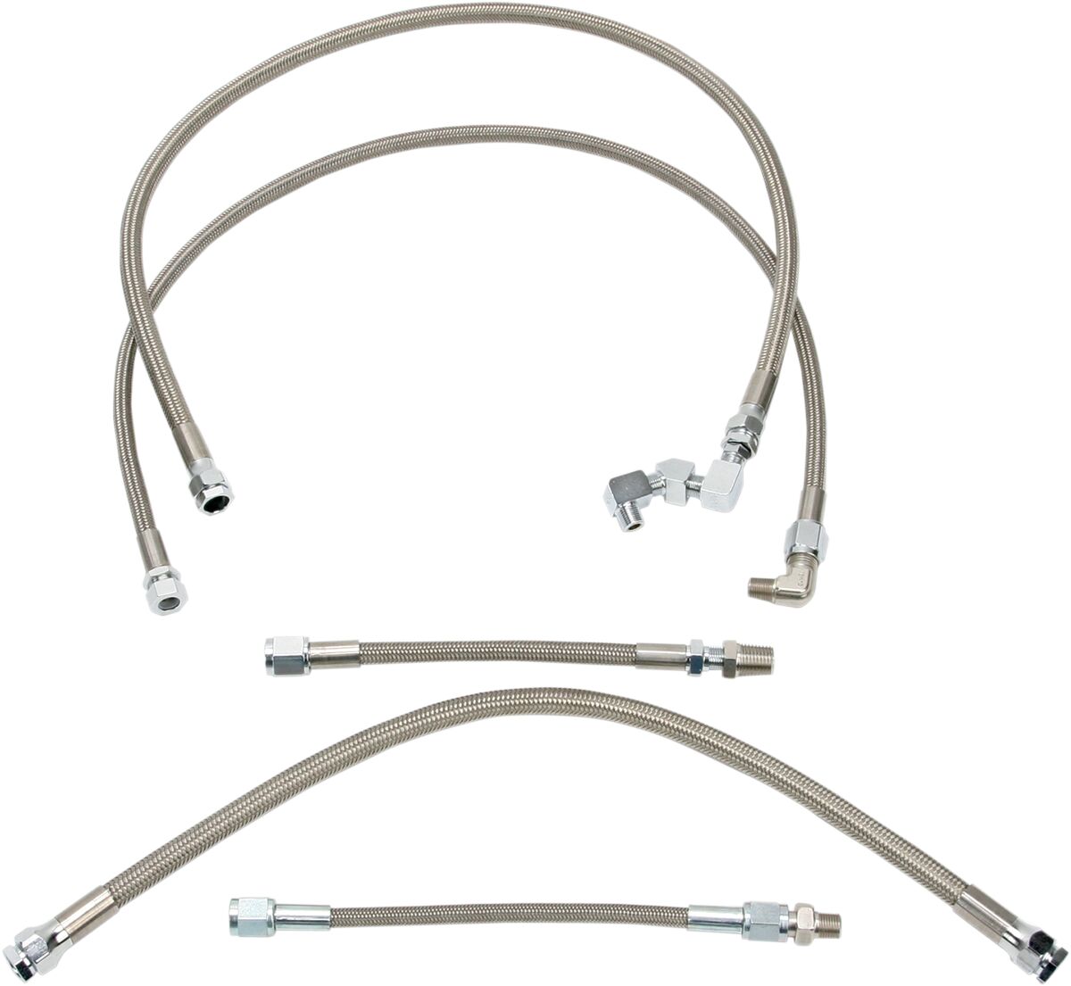 Drag Specialties Oil Line Kit Stainless Steel Oil Line Drag Specialties
