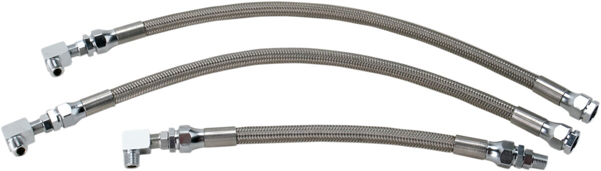 Drag Specialties Oil Line Kit Stainless Steel Oil Line Drag Specialties