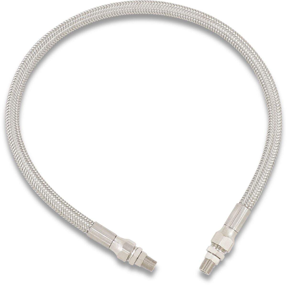 Drag Specialties 22 Ss Oil Line W/Fittings Oil Line Drag Specialties