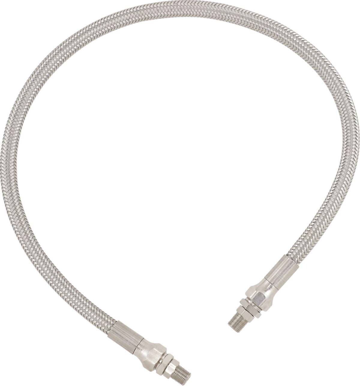 Drag Specialties 24 Ss Oil Line W/Fittings Oil Line Drag Specialties