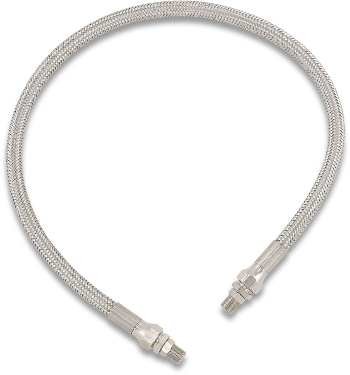 Drag Specialties 24 Ss Oil Line W/Fittings Oil Line Drag Specialties