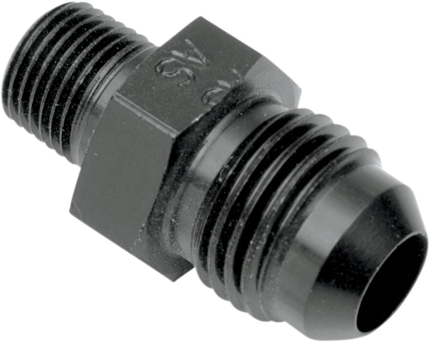 Goodridge Adptr 06 To 1/4 Npt Blk Alu Oil Line Goodridge