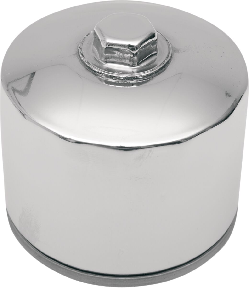 Drag Specialties Oil Filter W/ Nut Chrome Oil Filter Drag Specialties