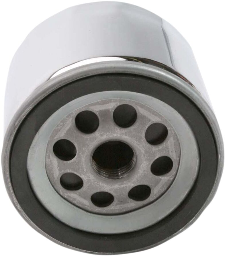 Drag Specialties Oil Filter W/ Nut Chrome Oil Filter Drag Specialties