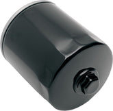 Drag Specialties Oil Filter W/ Nut Black Oil Filter Drag Specialties