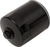 Drag Specialties Oil Filter W/ Nut Black Oil Filter Drag Specialties