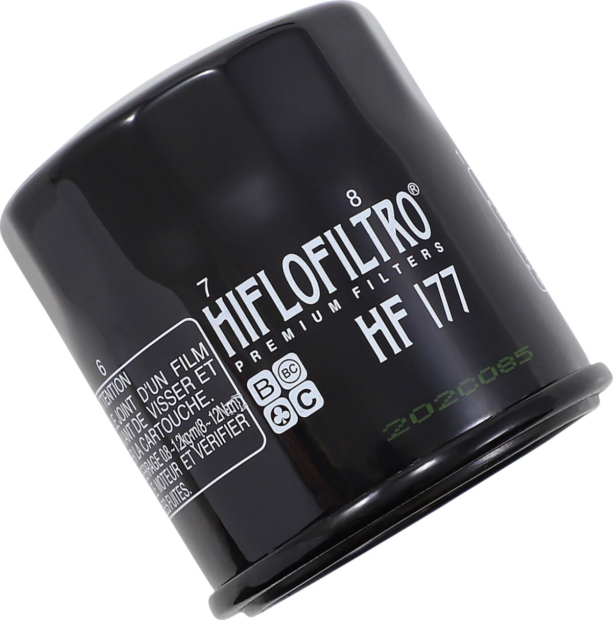 Hiflofiltro Oil Filter Spin On Paper Glossy Black Oil Filter Hiflofiltro