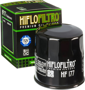 Hiflofiltro Oil Filter Spin On Paper Glossy Black Oil Filter Hiflofiltro