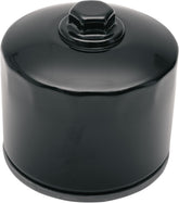 Drag Specialties Oil Filter W/ Nut Black Oil Filter Drag Specialties