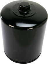 Hiflofiltro Oil Filter Spin On Racing With Nut Paper Glossy Black Oil Filter Hiflofiltro
