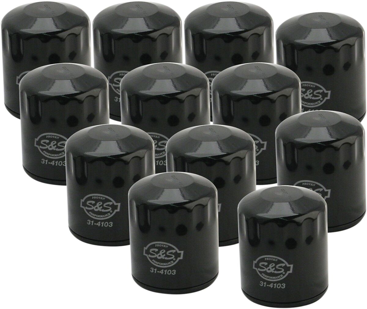 S&S Cycle Filter Oil Black Oil Filter S&S Cycle