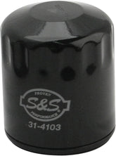 Oil Filter OIL FILTER S&S Cycle 17-21 M-Eight / 99-17 Twin Cam Black