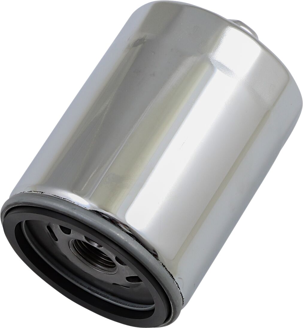 Drag Specialties Filter Oil Chr W/Nut M8 Oil Filter Drag Specialties
