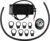 Jagg Oil Coolers Fan-assisted Vertical 10-row Oil Cooler System Oil Cooler Jagg Oil Coolers