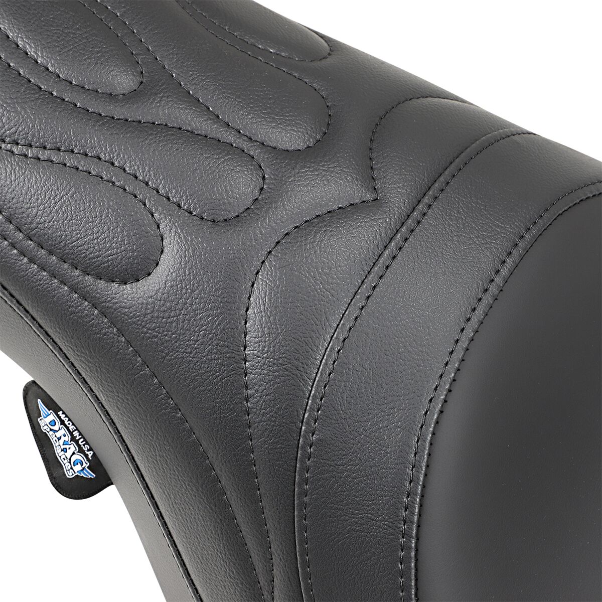 Drag Specialties Seats Seat Pred Flame Flt/Hr SEATS-FOR HARLEY DRESSER/TOURI Drag Specialties