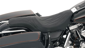 Drag Specialties Seats Seat Pred Flame Flt/Hr SEATS-FOR HARLEY DRESSER/TOURI Drag Specialties