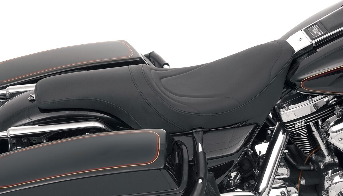 Drag Specialties Seats Seat Predator Flt/Hr SEATS-FOR HARLEY DRESSER/TOURI Drag Specialties