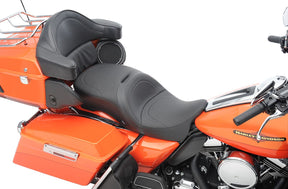 Drag Specialties Seats Seat 1" Lower Vinyl Black Seat Drag Specialties Seats