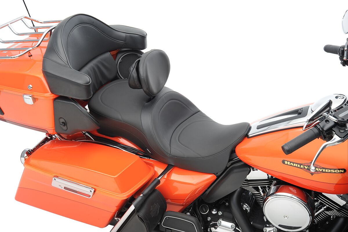 Drag Specialties Seats Seat 1" Lower Vinyl Black Seat Drag Specialties Seats