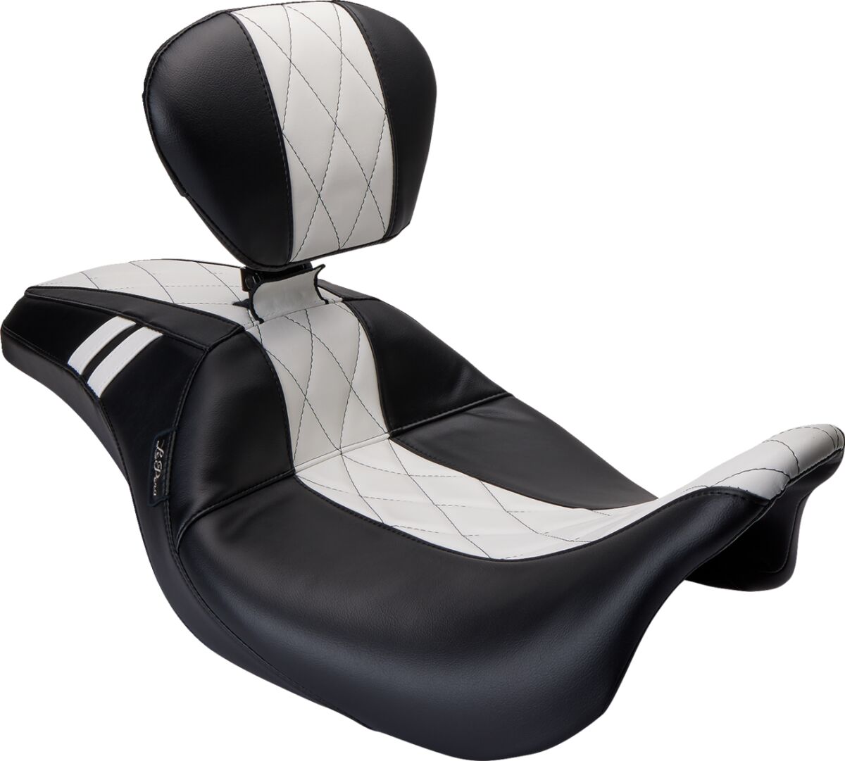 Outcast GT Backrest White Bel Air Inlay Seat - 08-23 Touring Seat Le Pera Default Title