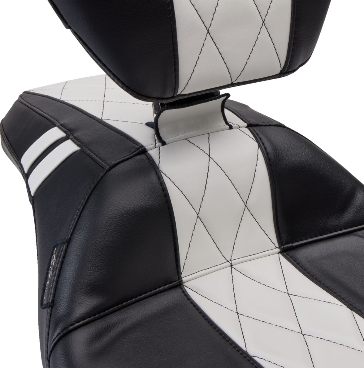 Outcast GT Backrest White Bel Air Inlay Seat - 08-23 Touring Seat Le Pera
