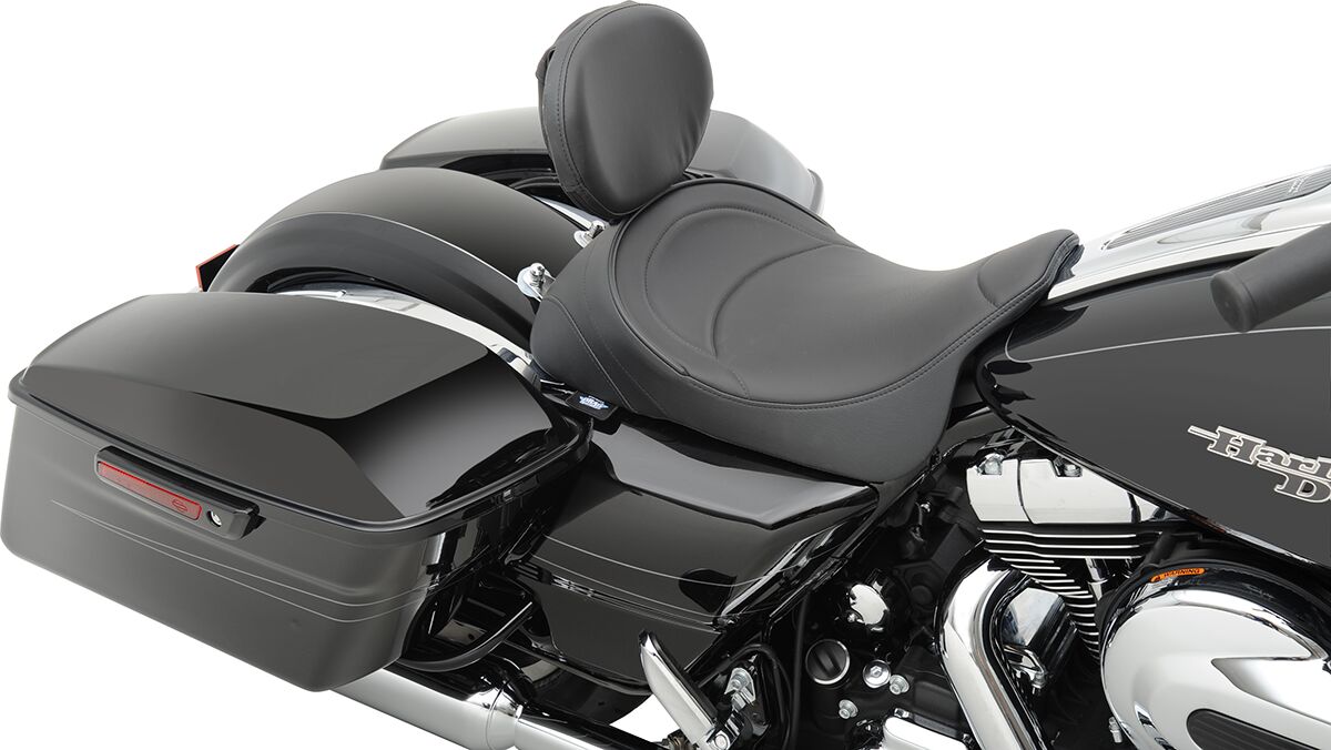 Drag Specialties Seats Solo Seat With Optional Ez Glide Backrest System Seat Drag Specialties
