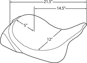 Drag Specialties Seats Solo Seat With Optional Ez Glide Backrest System Seat Drag Specialties