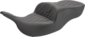 Roadsofa LS Without Driver's Backrest Seat - 99-07 Touring FLHT/FLTR (Except FLHX) Seat Saddlemen