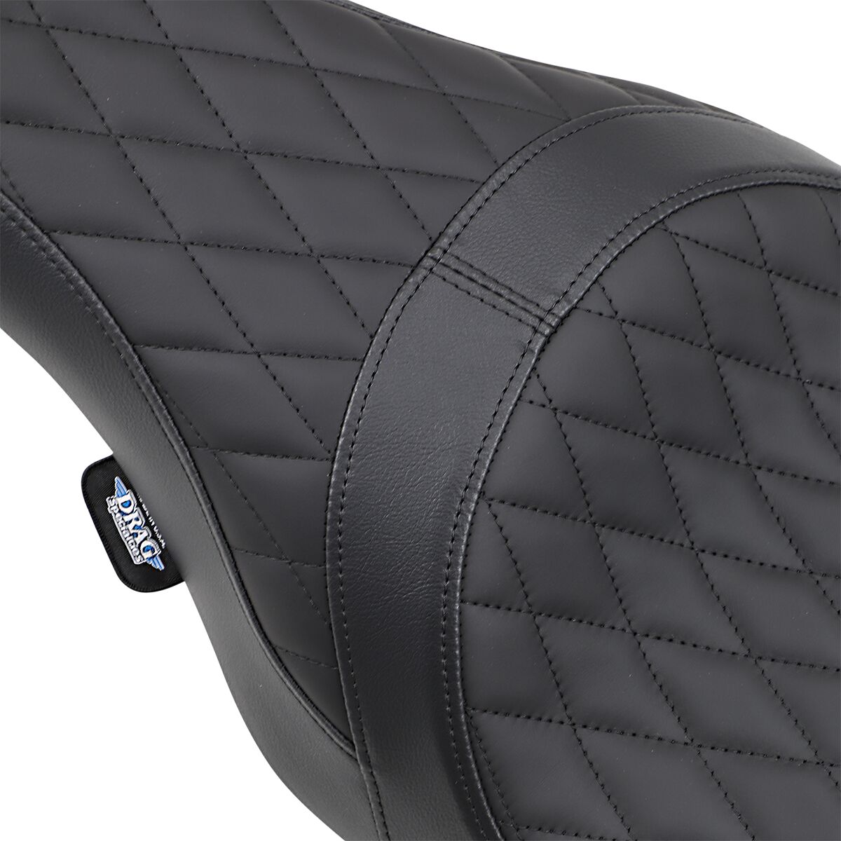 Drag Specialties Seats Seat Caballero Diamond Style Black Seat Drag Specialties Seats