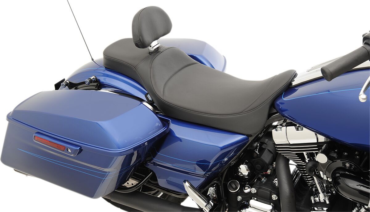 Drag Specialties Seats Seat Extended Reach Predator Black Seat Drag Specialties