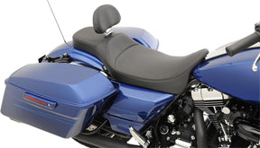 Drag Specialties Seats Seat Extended Reach Predator Black Seat Drag Specialties