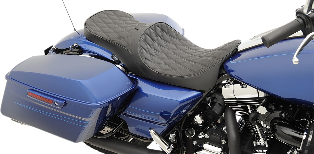 Drag Specialties Seats Seat Low Tour Diam Dbr SEATS-FOR HARLEY DRESSER/TOURI Drag Specialties