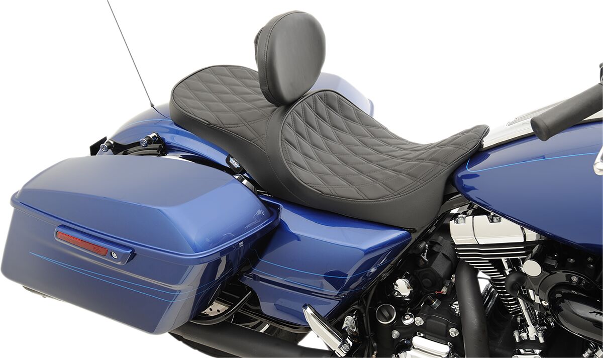 Drag Specialties Seats Seat Low Tour Diam Dbr SEATS-FOR HARLEY DRESSER/TOURI Drag Specialties