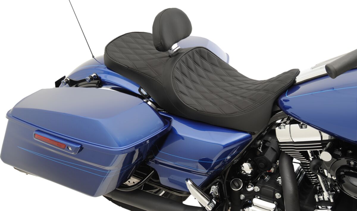 Drag Specialties Seats Seat Low Tour Diam Dbr SEATS-FOR HARLEY DRESSER/TOURI Drag Specialties